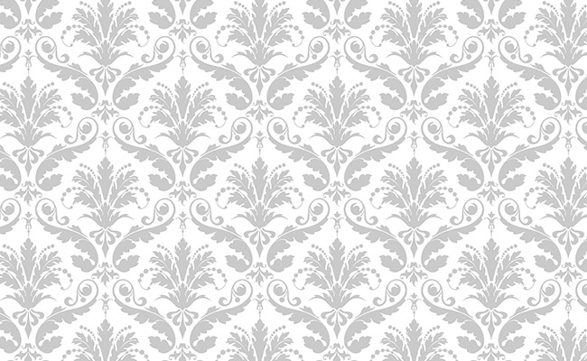 Gray Floral Printed Background Paper